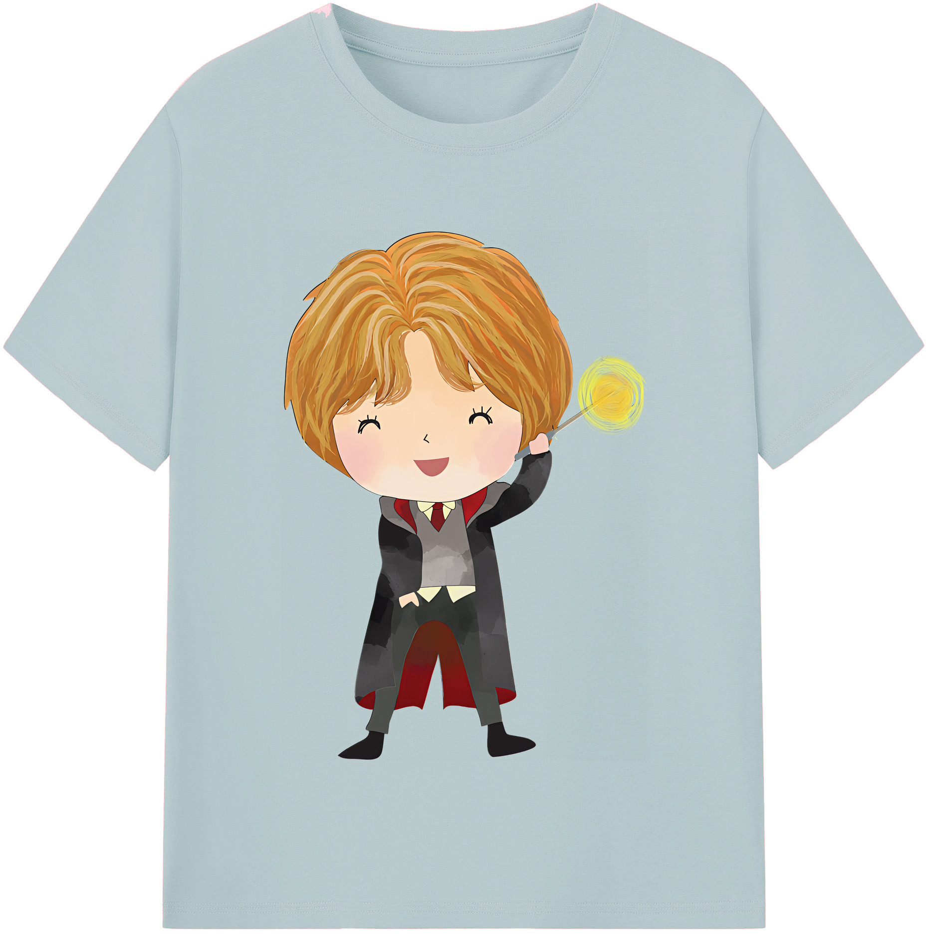 （画像用） Harry Potter ハリー・ポッターシリーズ 綿100％半袖Tシャツ（フロントプリント）